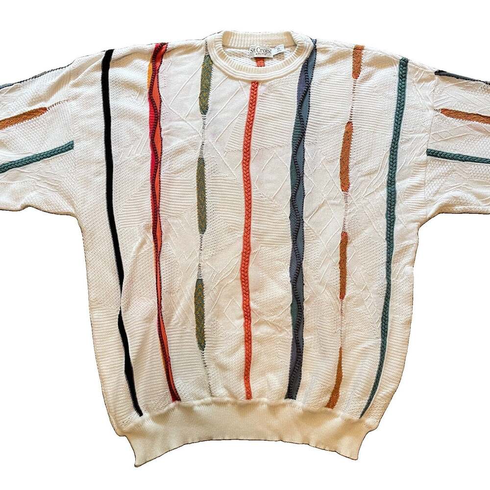 Vintage St. Croix Knits Sweater Mens XL